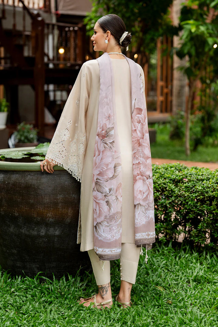 Baroque | Stitched 25 | EMBROIDERED LAWN UF-4265 - House of Ayeza