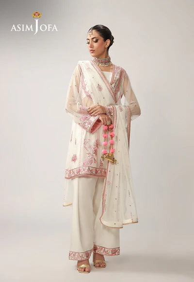 Asim Jofa | Layaan Festive | AJULO-08 Embroidered Silk