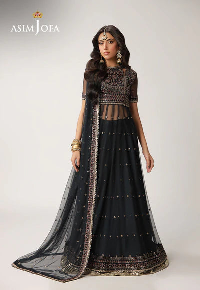 Asim Jofa | Layaan Festive | AJULO-02 Embroidered Net
