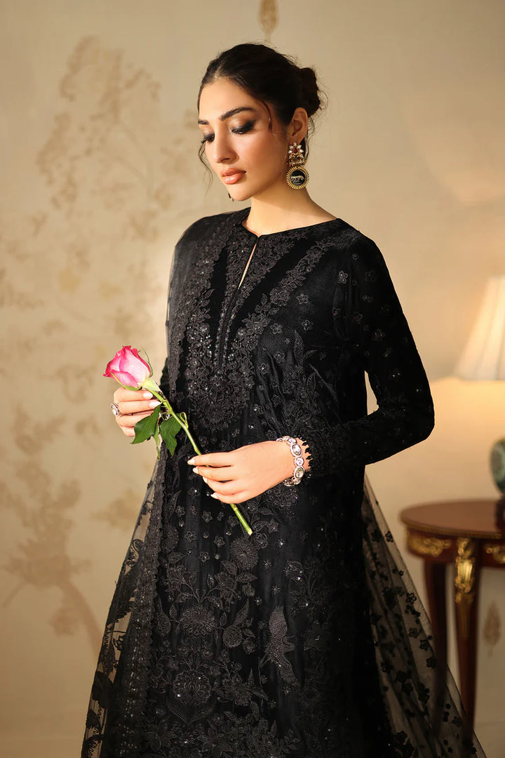 Baroque | Stitched | EMBROIDERED VELVET UF-4320 - House of Ayeza