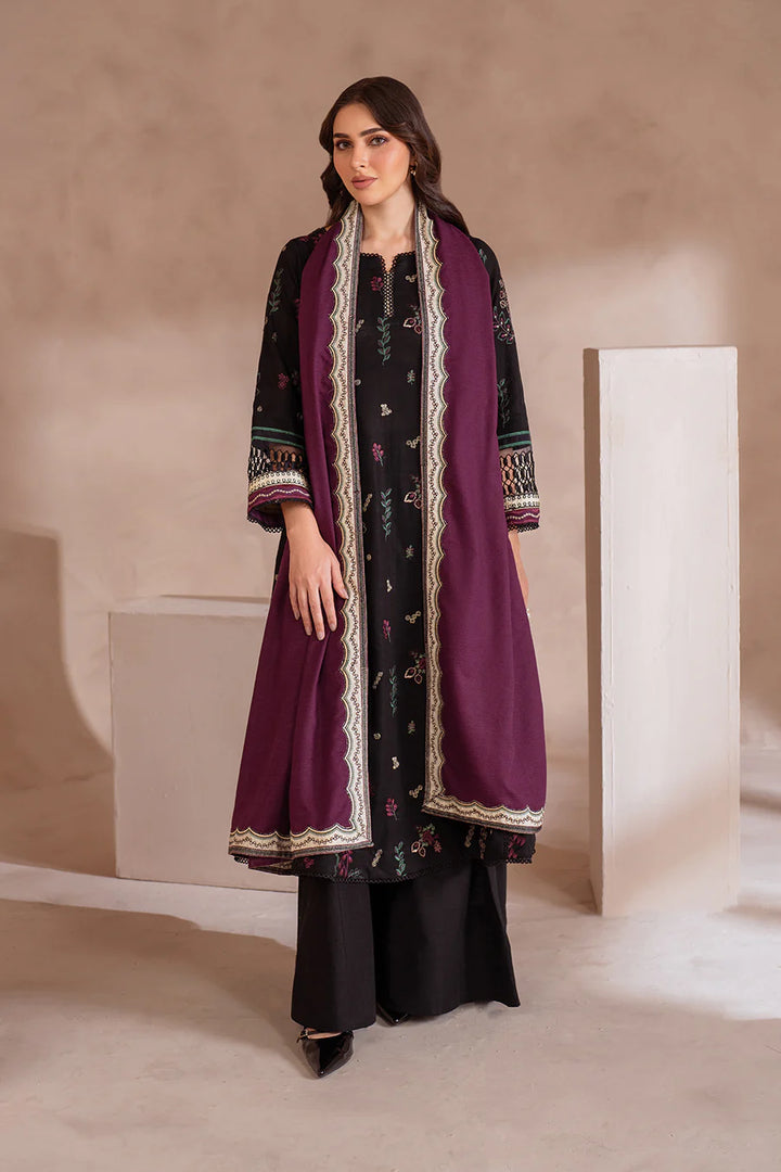 Iznik | Exclusive Winter | UE-363 Embroidered Khaddar - House of Ayeza