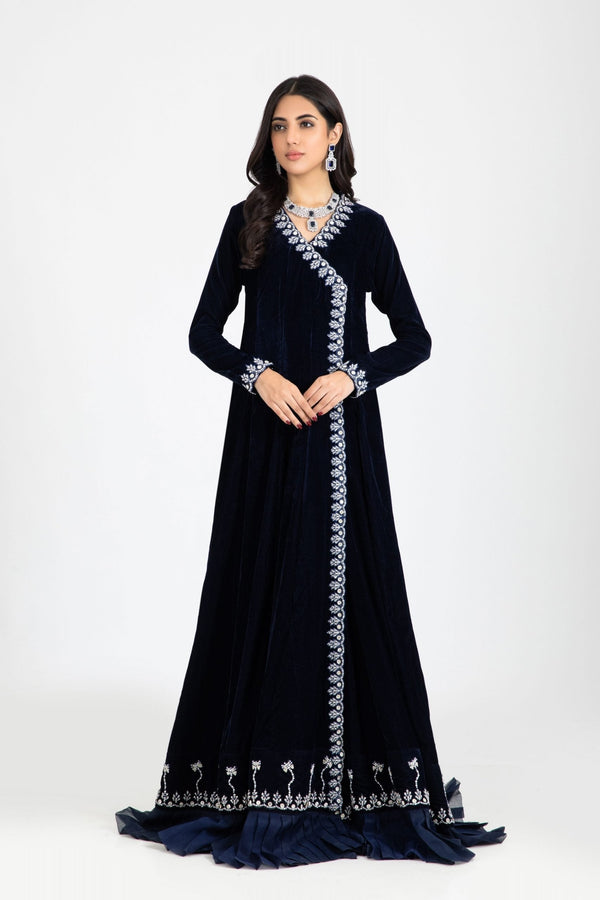 Ayesha Somaya | Velvet | 15184-Blue