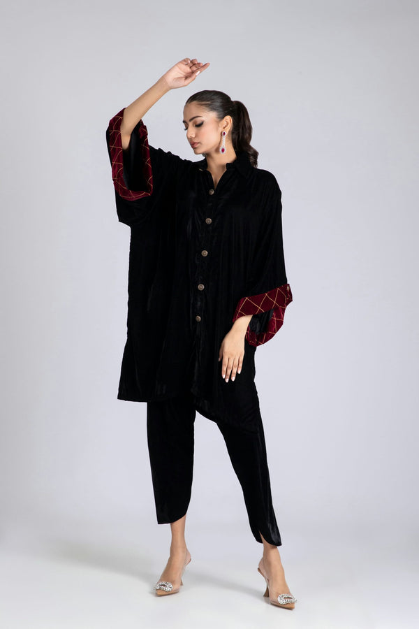 Ayesha Somaya | Velvet | 15705-ORIA | Black