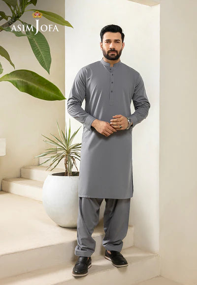 Asim Jofa | Menswear New In | AJMSK-14 STITCHED 2PC - House of Ayeza