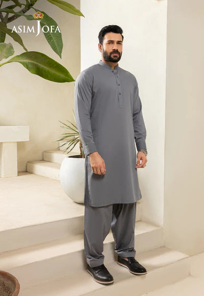 Asim Jofa | Menswear New In | AJMSK-14 STITCHED 2PC - House of Ayeza