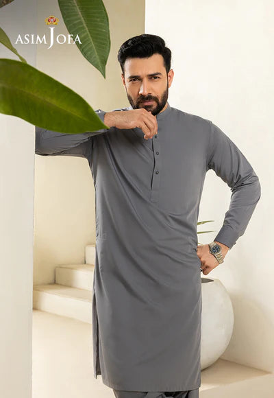 Asim Jofa | Menswear New In | AJMSK-14 STITCHED 2PC - House of Ayeza