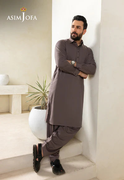 Asim Jofa | Menswear New In | AJMSK-11 STITCHED 2PC - House of Ayeza