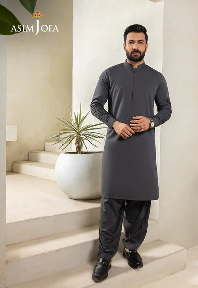 Asim Jofa | Menswear New In | AJMSK-16 STITCHED 2PC - House of Ayeza