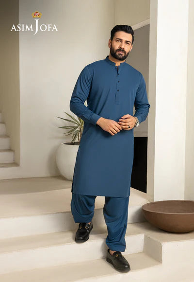Asim Jofa | Menswear New In | AJMSK-13 STITCHED 2PC - House of Ayeza