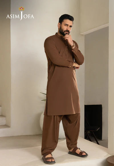 Asim Jofa | Menswear New In | AJMSK-15 STITCHED 2PC - House of Ayeza