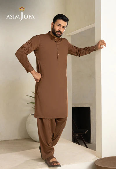 Asim Jofa | Menswear New In | AJMSK-15 STITCHED 2PC - House of Ayeza