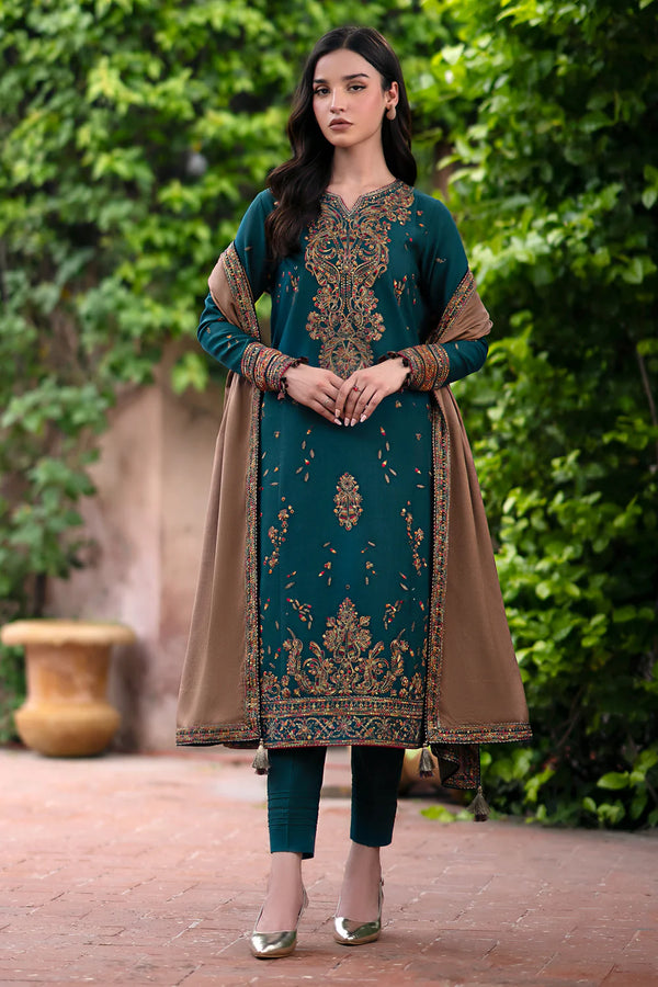 Jazmin | EMBROIDERED KHADDAR | UW-0060 - House of Ayeza