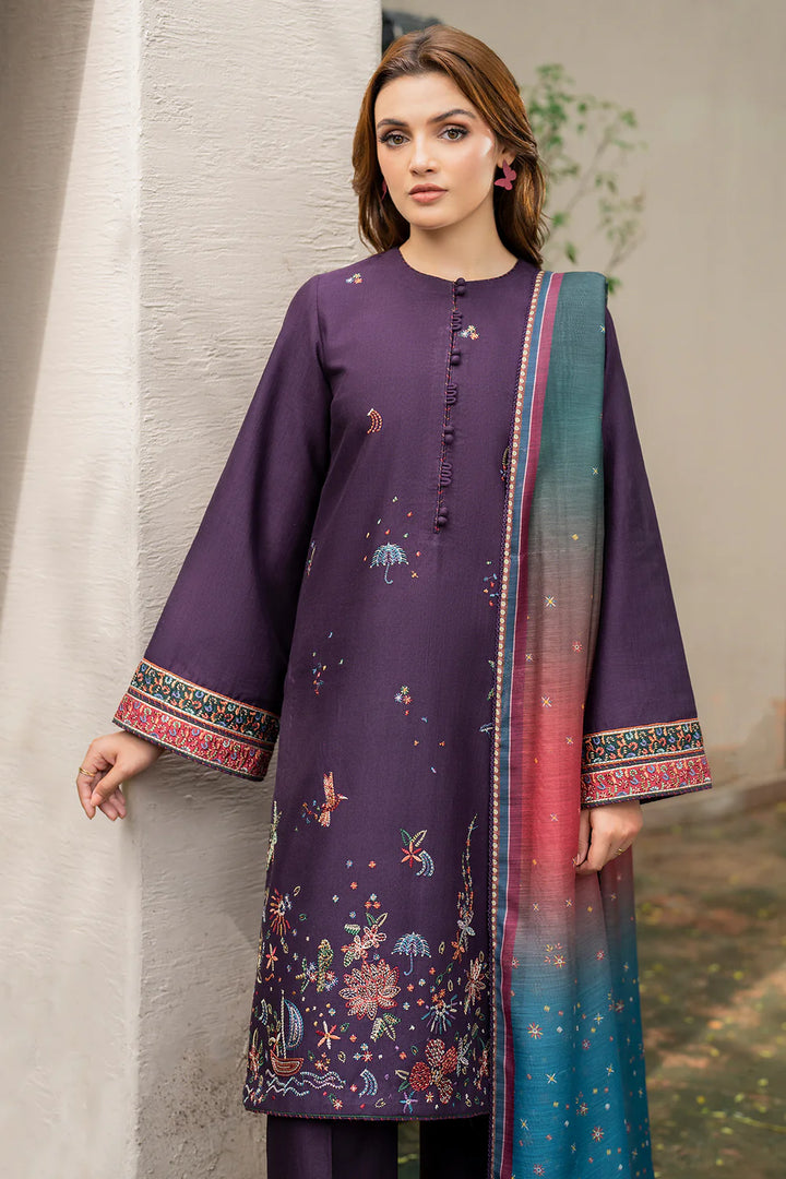 Jazmin | EMBROIDERED KHADDAR | UW-0050 - House of Ayeza