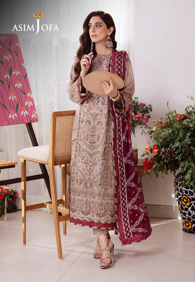 Asim Jofa | Uraan | EMBROIDERED LAWN 3 PCS | AJUR-10 - House of Ayeza