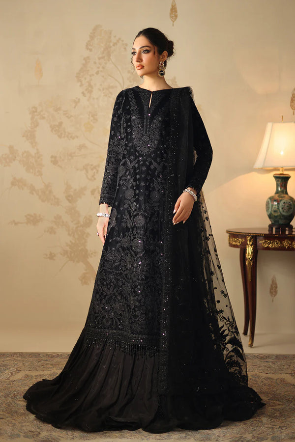 Baroque | Stitched | EMBROIDERED VELVET UF-4320 - House of Ayeza