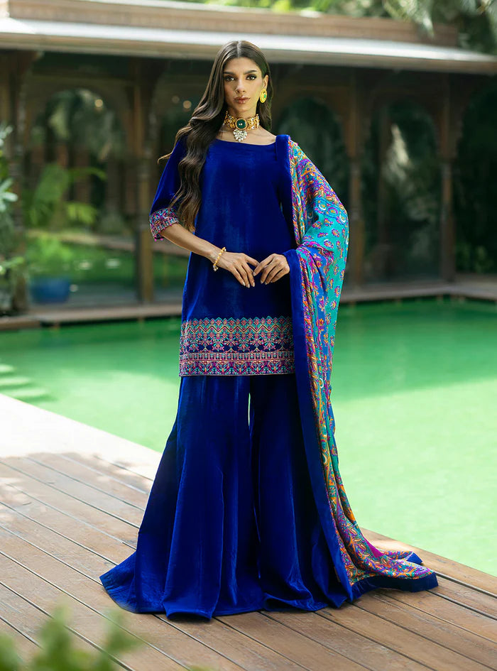 Zainab Chottani | Makhmal Luxe Pret | Marjan - House of Ayeza