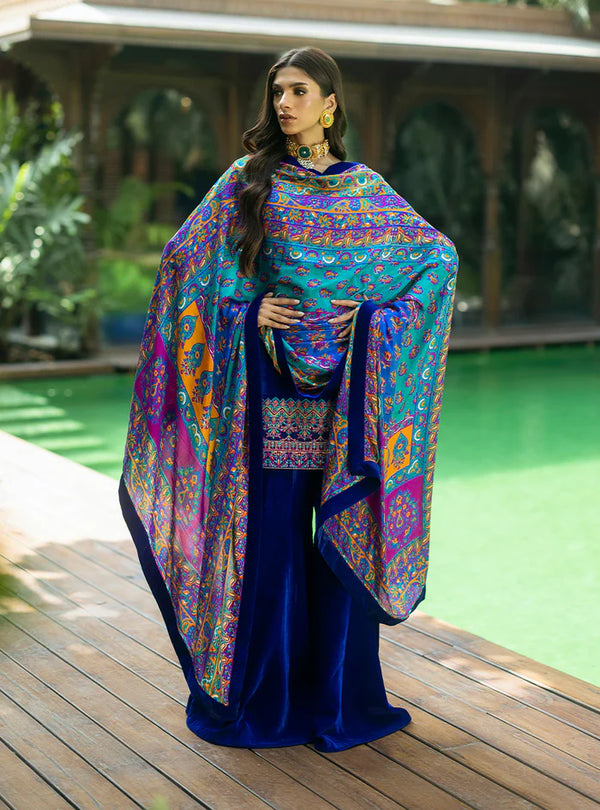 Zainab Chottani | Makhmal Luxe Pret | Marjan - House of Ayeza