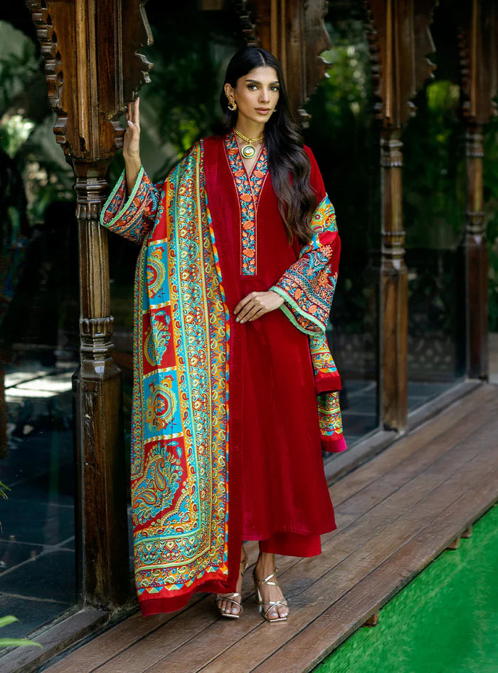 Zainab Chottani | Makhmal Luxe Pret | Shehla - House of Ayeza