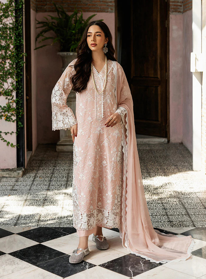 Zainab Chottani | Ramadan Edit 2025 | Salmon Pink Celeste - House of Ayeza
