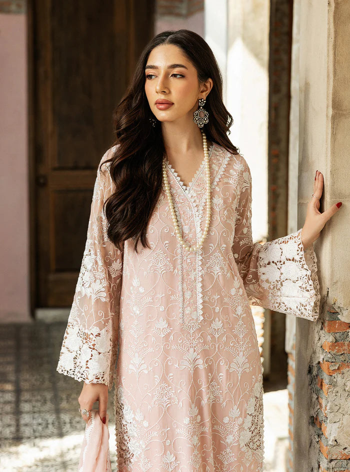 Zainab Chottani | Ramadan Edit 2025 | Salmon Pink Celeste - House of Ayeza