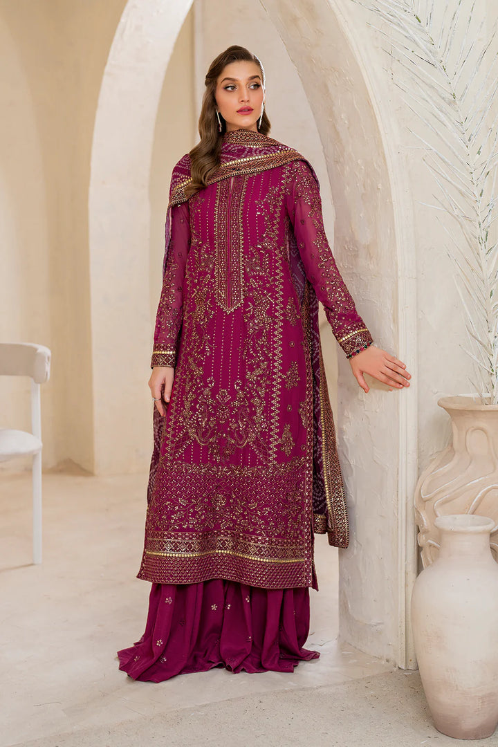 Iznik | CC-45 Embroidered Chiffon