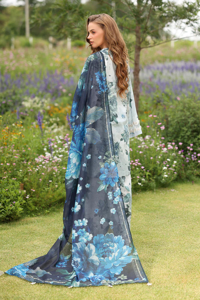 Baroque | Stitched 25 | DIGITAL PRINTED LAWN UF-4230 - House of Ayeza