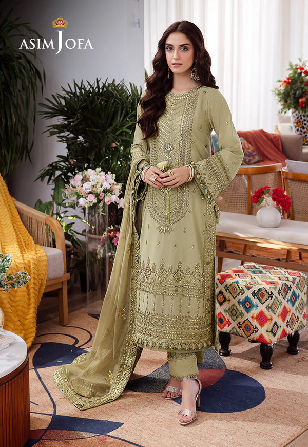 Asim Jofa | Uraan | EMBROIDERED LAWN 3 PCS | AJUR-11