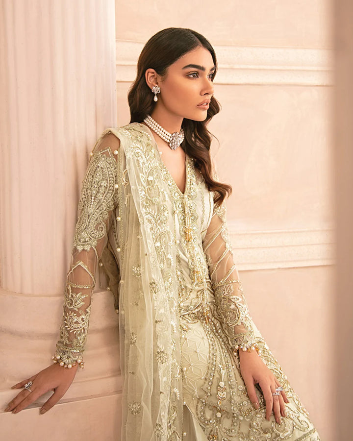 Gulaal | Crystalline Embroidered Net 4-Piece Suit MG-05