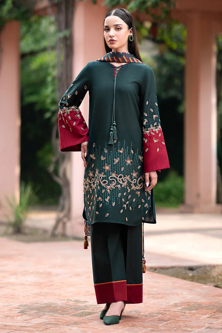 Jazmin | EMBROIDERED KHADDAR | UW-0071 - House of Ayeza