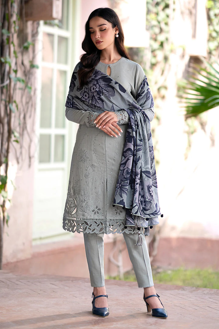 Jazmin | EMBROIDERED KHADDAR | UW-0065 - House of Ayeza