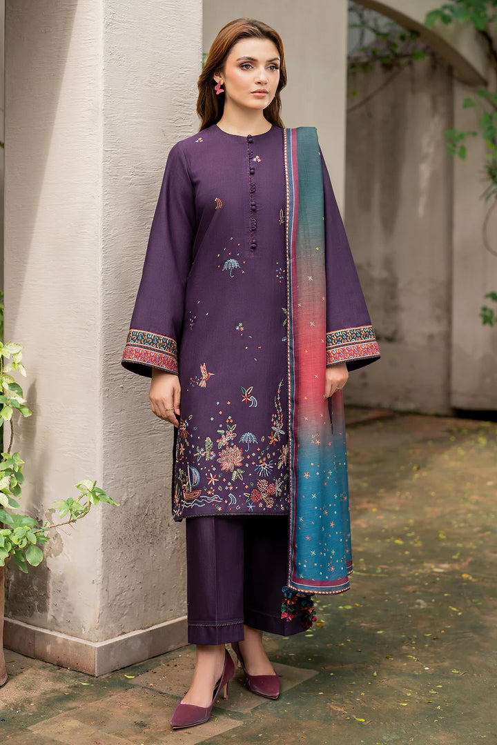 Jazmin | EMBROIDERED KHADDAR | UW-0050 - House of Ayeza