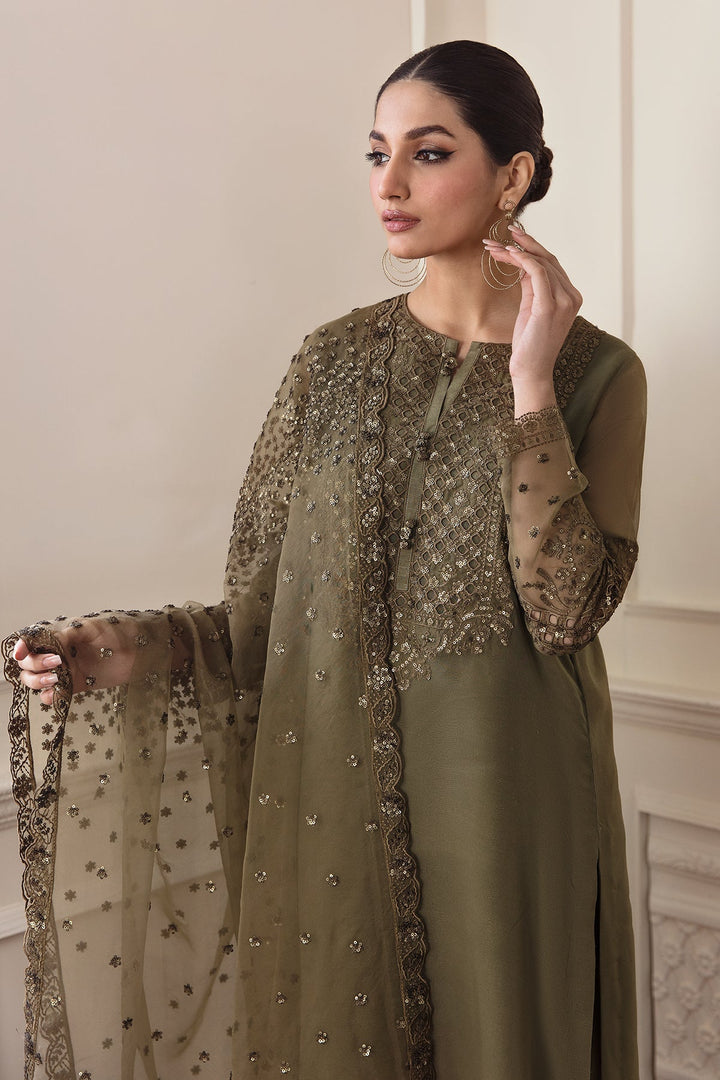 Baroque | Formals | EMBROIDERED CHIFFON UF-295 - House of Ayeza