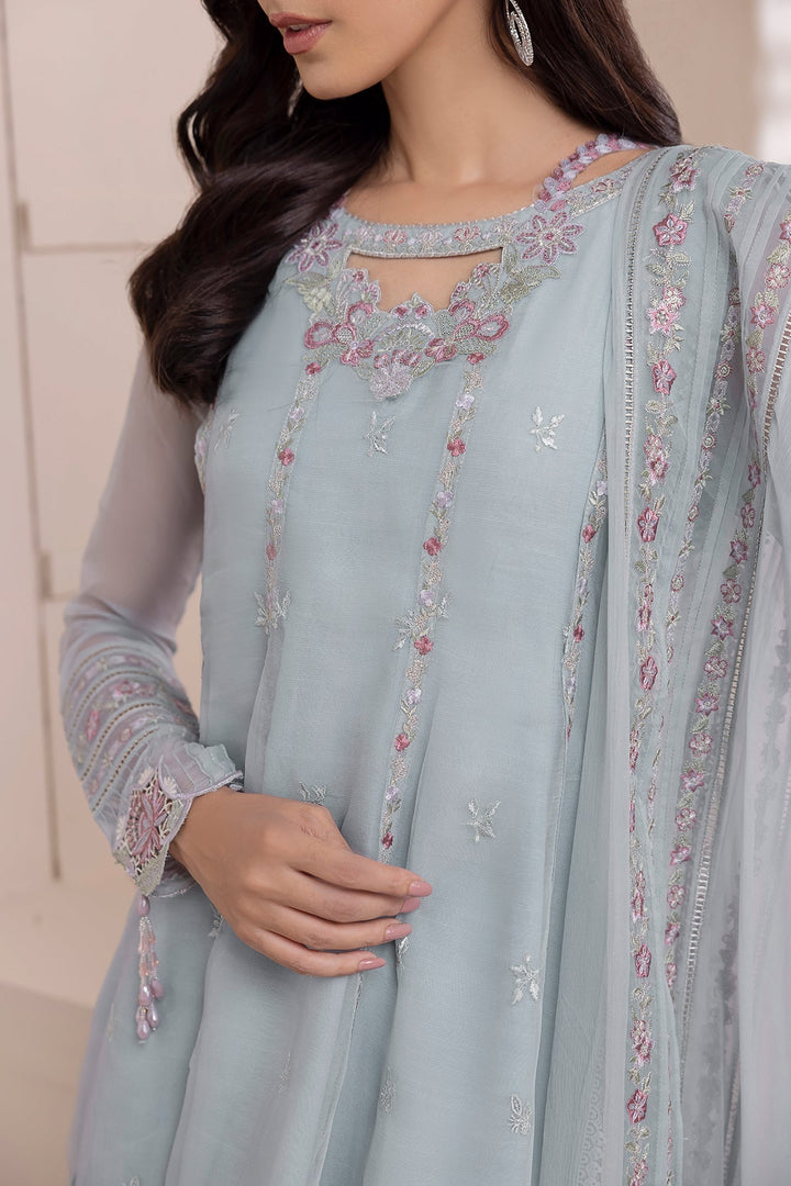 Baroque | Formals | EMBROIDERED CHIFFON UF-419 - House of Ayeza