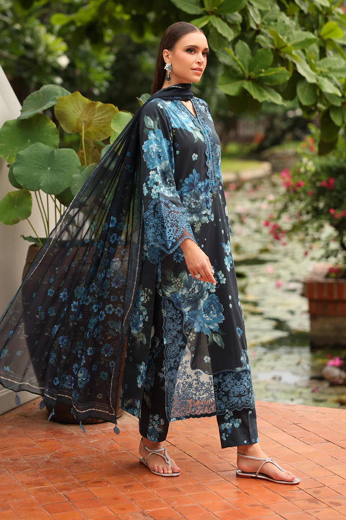Baroque | Stitched 25 | DIGITAL PRINTED LAWN UF-4252 - House of Ayeza