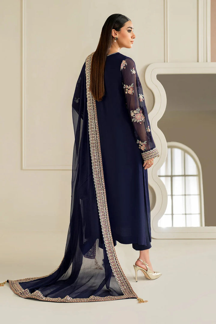 Baroque | EMBROIDERED CHIFFON PR-1143 - House of Ayeza