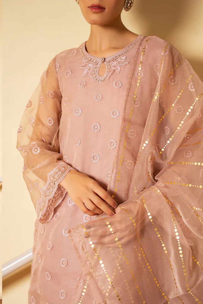 Cross Stitch | Luxury Pret | ROSE GLEAM-3 PC (SHIRT, TROUSER & DUPATTA) - House of Ayeza