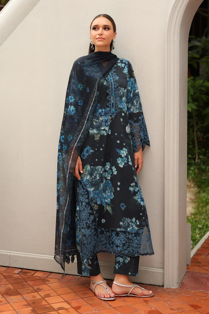 Baroque | Stitched 25 | DIGITAL PRINTED LAWN UF-4252 - House of Ayeza