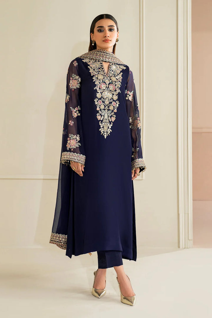 Baroque | EMBROIDERED CHIFFON PR-1143 - House of Ayeza