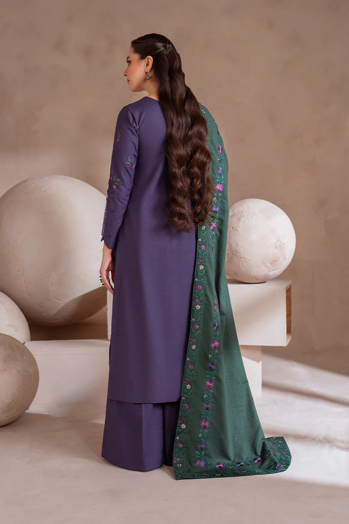 Iznik | Exclusive Winter | UE-366 Embroidered Khaddar - House of Ayeza