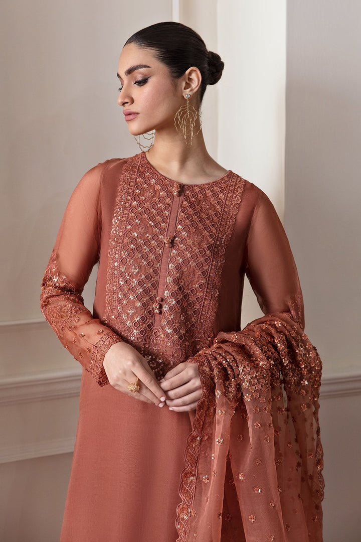 Baroque | Formals | EMBROIDERED CHIFFON UF-296 - House of Ayeza