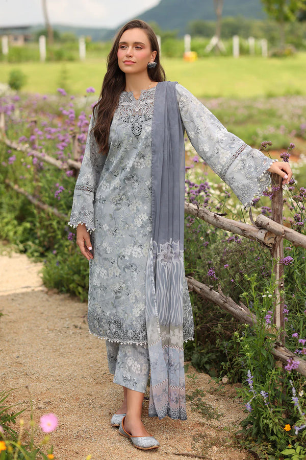 Baroque | Stitched 25 | DIGITAL PRINTED LAWN UF-4232 - House of Ayeza