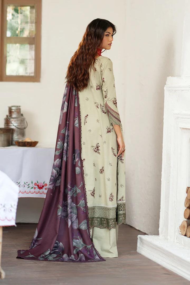 Iznik | Premium Winter | IPK-12 Embroidered Khaddar - House of Ayeza