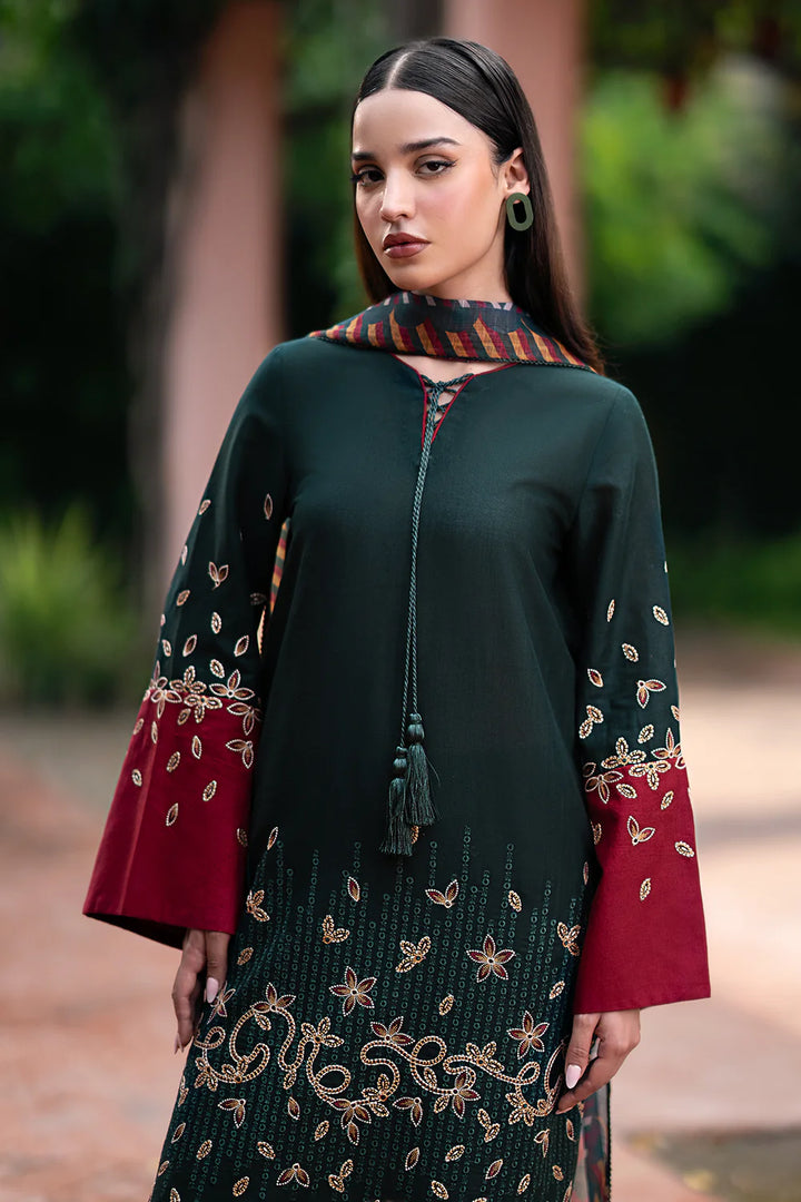 Jazmin | EMBROIDERED KHADDAR | UW-0071 - House of Ayeza