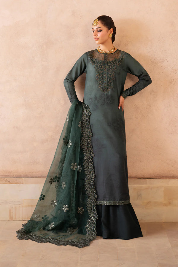 Iznik | UE-324 Embroidered Raw Silk