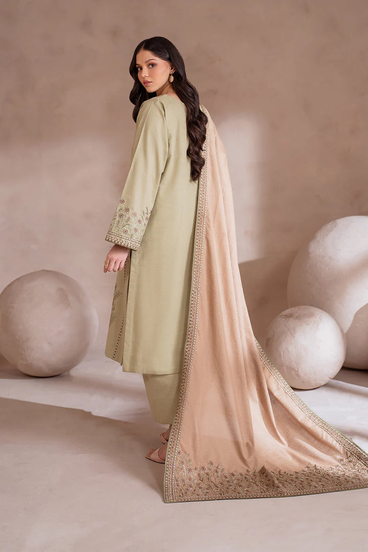 Iznik | Exclusive Winter | UE-359 Embroidered Khaddar - House of Ayeza