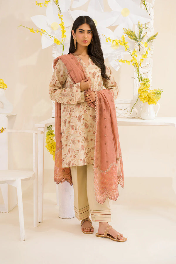 Iznik | UE-207 Embroidered Lawn