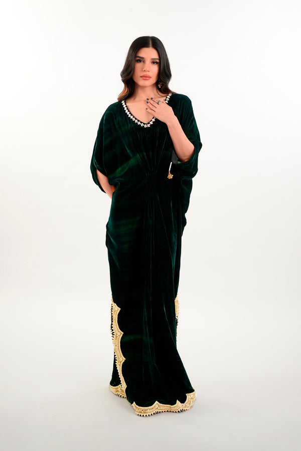 Ayesha Somaya | Velvet | Forest Green