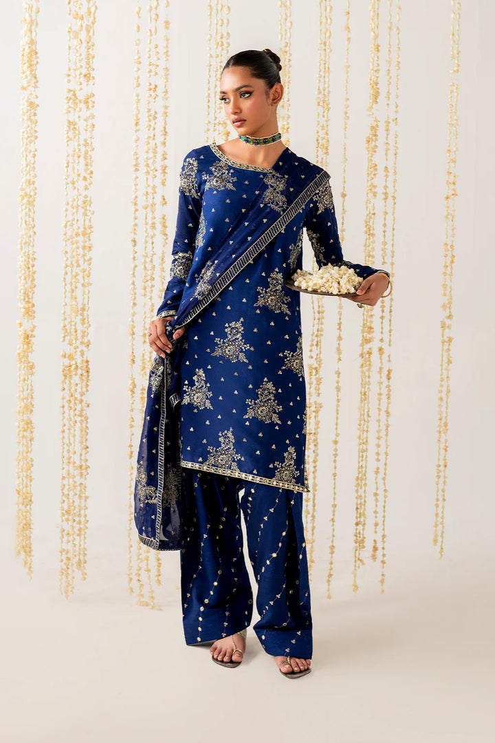 Iznik | Luxe Rawsilk | IRS-21 Embroidered Rawsilk - House of Ayeza