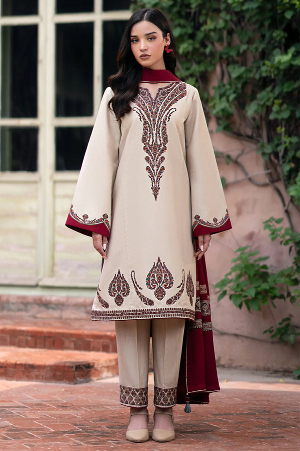 Jazmin | EMBROIDERED KHADDAR | UW-0073 - House of Ayeza