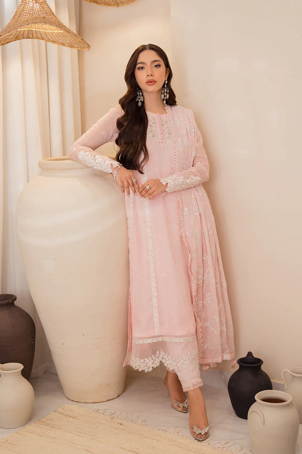 Azure | New Arrivals | Embroidered 3pcs | Pink Delight - House of Ayeza